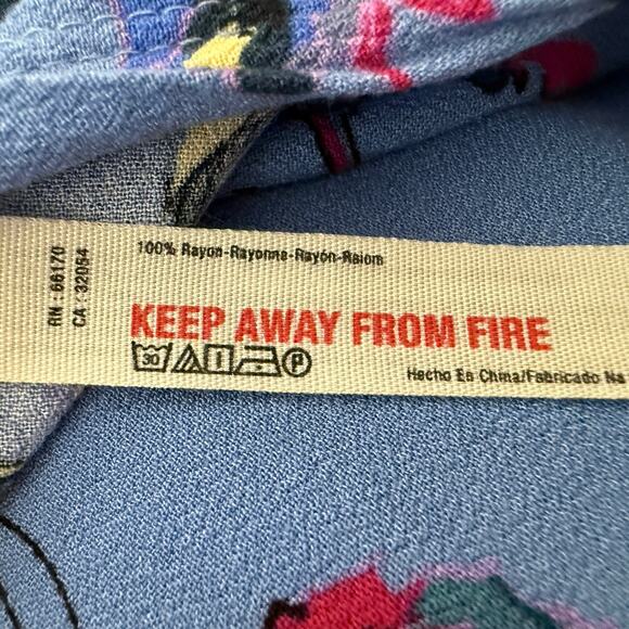 Free People Intimates Floral Kimono Duster Cardigan | Boho Lounge OSFM - Picture 7 of 11